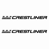 Two instances of 'Nordic Crestliner' logo on a white background